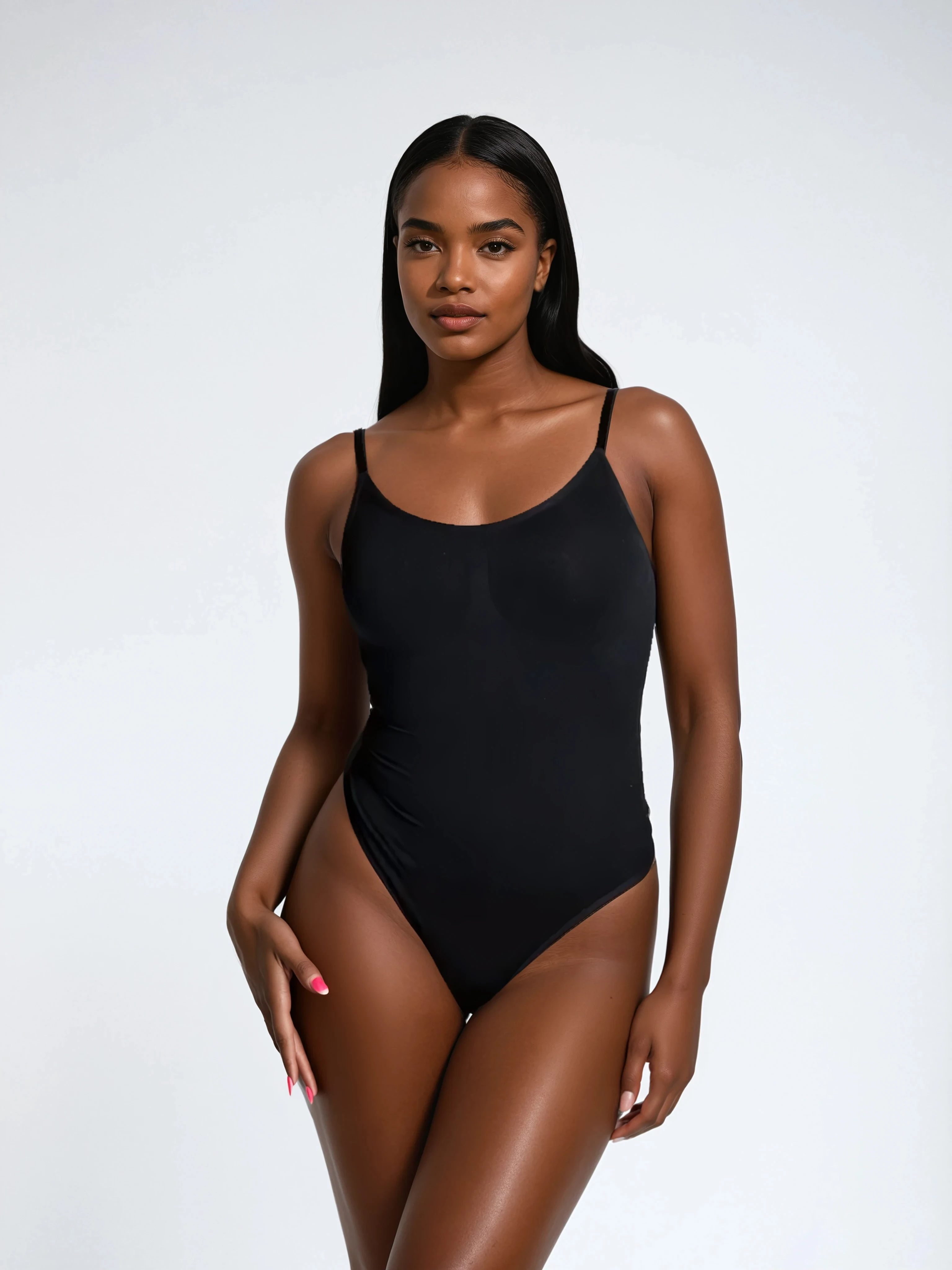 Comfit® Claire - Muotoileva bodypuku, jossa on hienot olkaimet